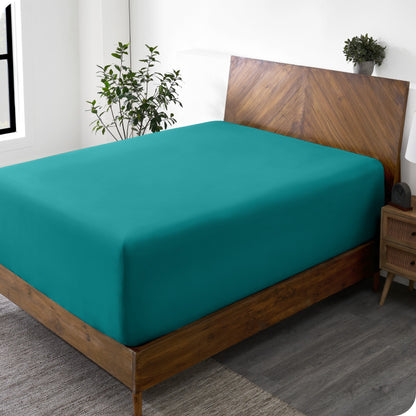Bare Home Ultra-Soft Microfiber 22 Inch Extra Deep Pocket Fitted Sheet