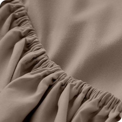 Bare Home Ultra-Soft Microfiber 22 Inch Extra Deep Pocket Fitted Sheet