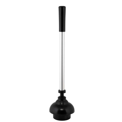 Bath Bliss 2-in-1 Toilet Brush and Plunger Set in Stainless Steel - 8.66 x 5.12 x 18.9