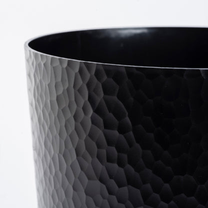 Bath Bliss Hammered Textured Trash Can