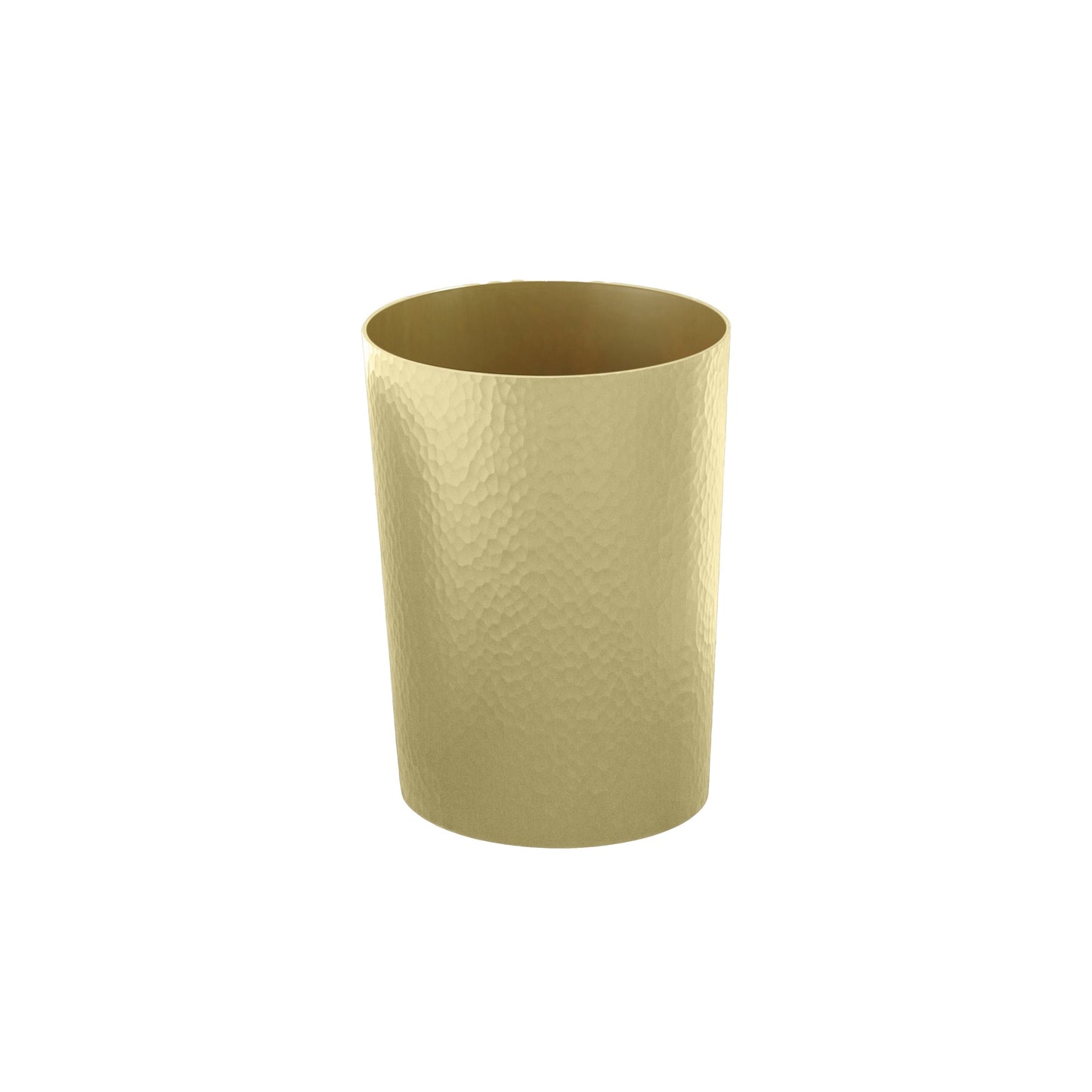 Bath Bliss Hammered Textured Trash Can