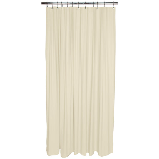 Bath Bliss Heavy Grommet Beige Shower Liner