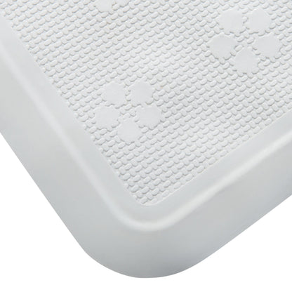 Bath Bliss Large Bath Mat in White