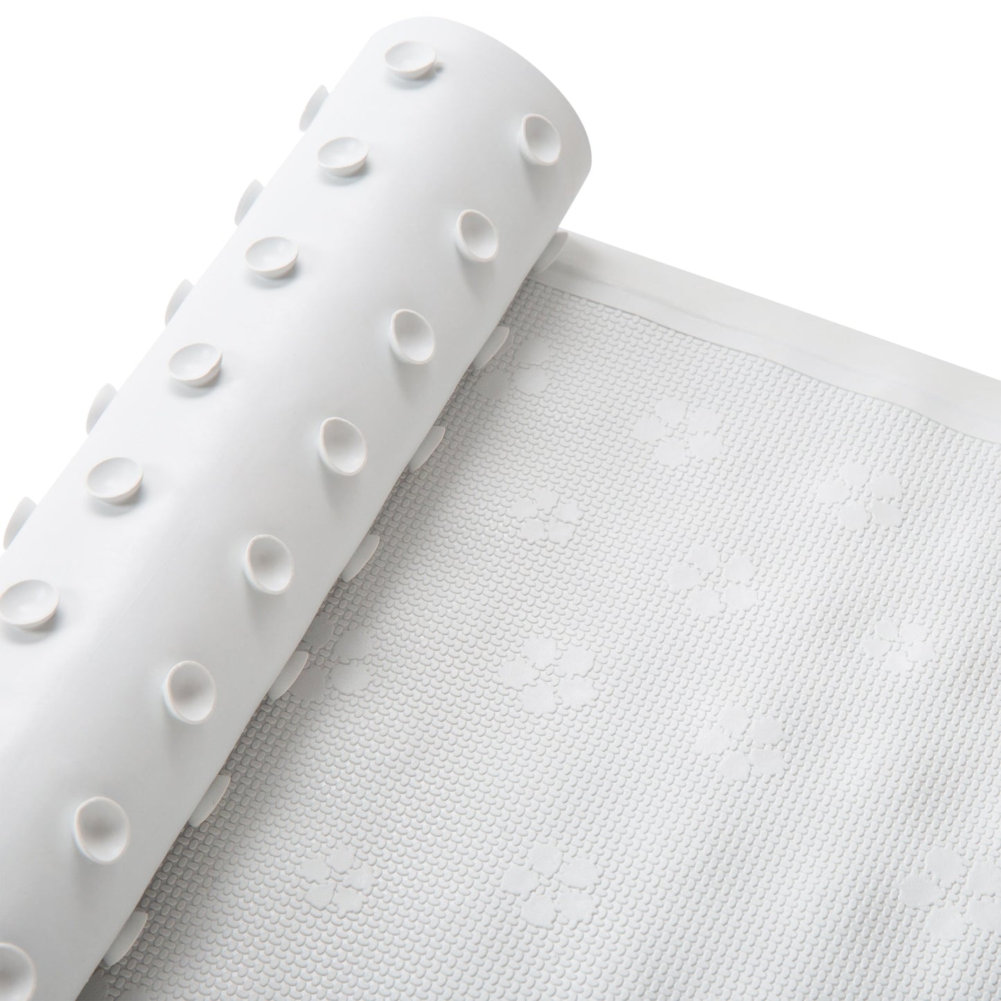 Bath Bliss Large Bath Mat in White