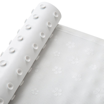 Bath Bliss Large Bath Mat in White