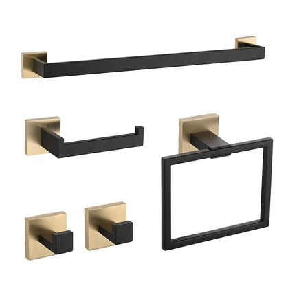 Bathlet 5-Piece Bath Hardware Set in Stainless Steel
