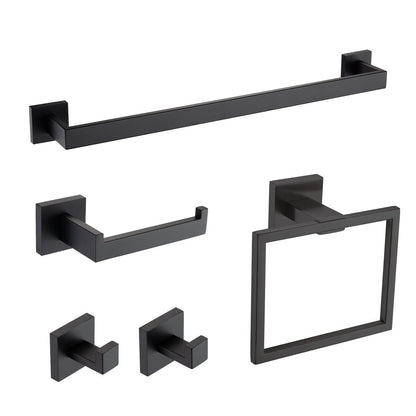 Bathlet 5-Piece Bath Hardware Set in Stainless Steel