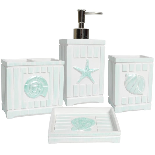 Beach Shells Handcrafted Bathroom Accessories