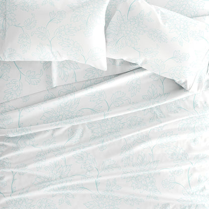 Becky Cameron Double Brushed Printed 4pc Deep Pocket Bedsheet Sets