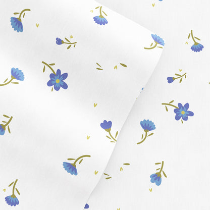 Becky Cameron Double Brushed Printed 4pc Deep Pocket Bedsheet Sets