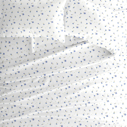 Becky Cameron Double Brushed Printed 4pc Deep Pocket Bedsheet Sets