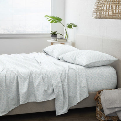 Becky Cameron Printed 4 Piece Deep Pocket Bed Sheets Set