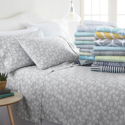 Becky Cameron Printed 4 Piece Deep Pocket Bed Sheets Set
