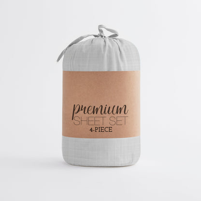 Becky Cameron Printed 4 Piece Deep Pocket Bed Sheets Set