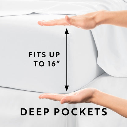 Becky Cameron Ultra Soft Printed 4 Piece Deep Pocket Bed Sheet Set