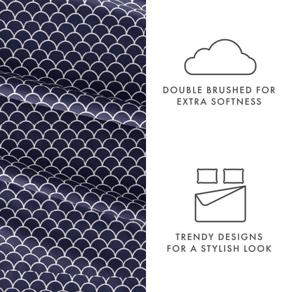 Becky Cameron Ultra Soft Printed 4 Piece Deep Pocket Bed Sheet Set