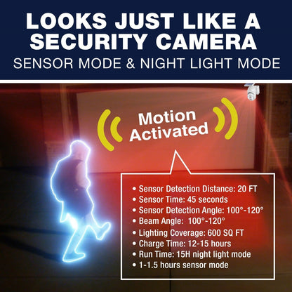 Bell + Howell Bionic Spotlight Extreme Motion Sensor Outdoor Solar Light
