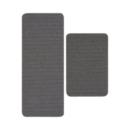 Beverly Rug Non Slip Washable Kitchen Rugs and Mats 2 Piece Set, 48x20 + 30x20