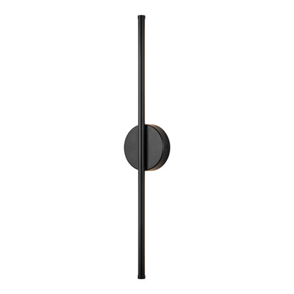1-Light Black/ Gold/ Nickel Modern Long Linear Strip Wall Sconce Dimmable LED Bathroom Vanity Light