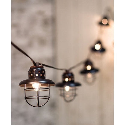 Black Lantern String Lights