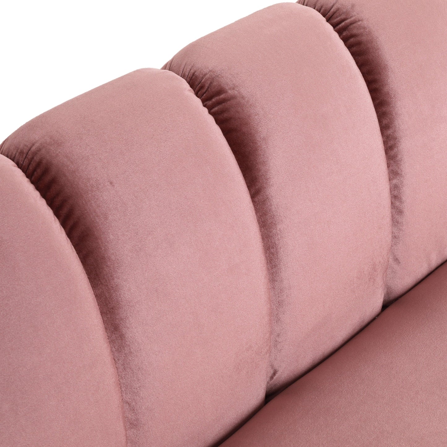 Canapé 3 places en velours moderne Bobran par Christopher Knight Home - 30,00 P x 83,25 L x 30,25 H