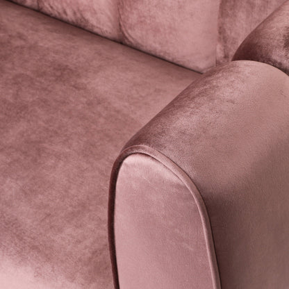 Canapé 3 places en velours moderne Bobran par Christopher Knight Home - 30,00 P x 83,25 L x 30,25 H