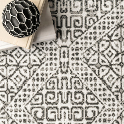 Nuloom Hart SpinClean Abstract Tribal Machine Washable Area Rug