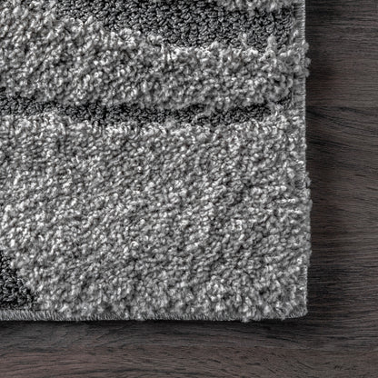 Nuloom Krista Contemporary Swirls Shag Area Rug