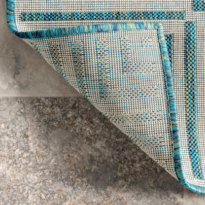 Nuloom Leah Classic Bordered Indoor/Outdoor Area Rug