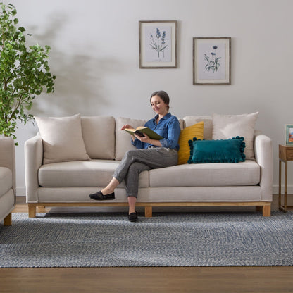 Canapé Brookside Kay avec base en bois rembourrée