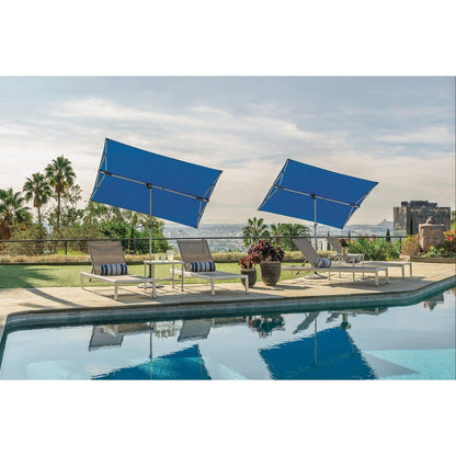 SimplyShade Capri 4.96'x6.93' Rectangle Balcony Umbrella