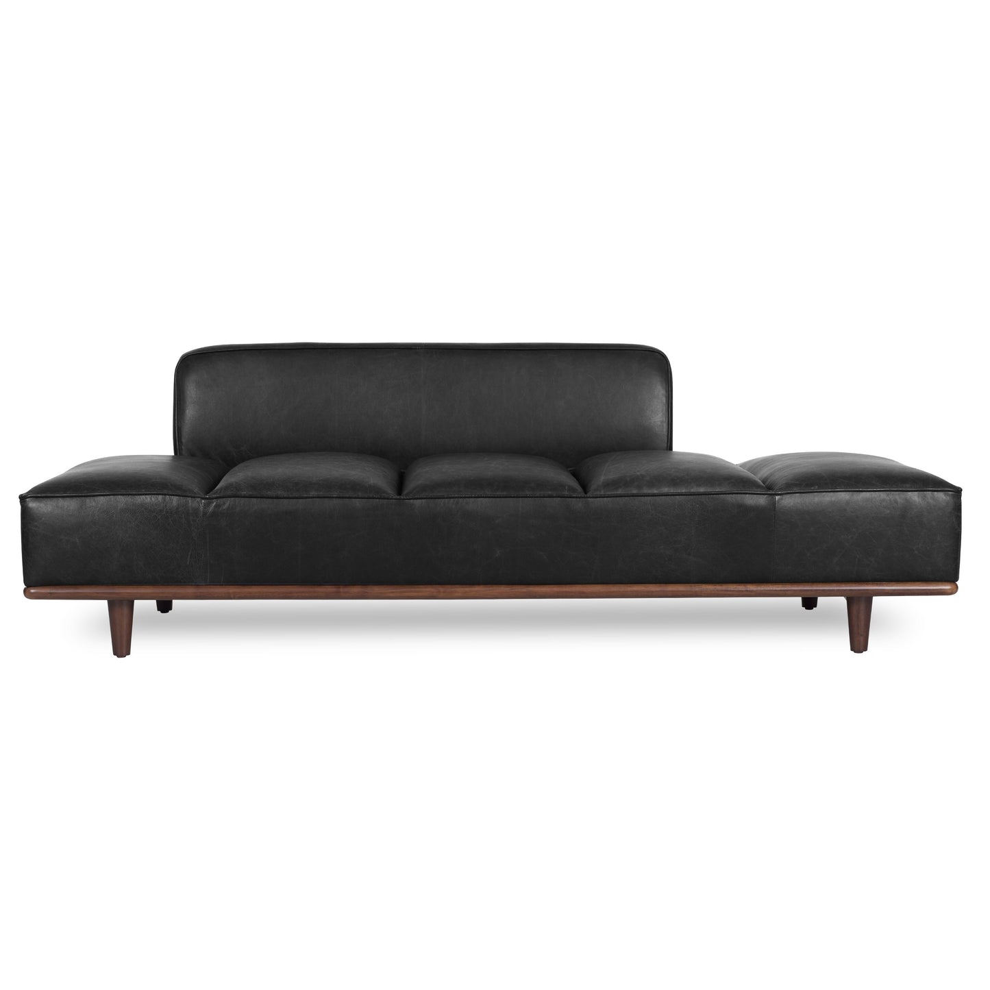Lit de repos Poly &amp; Bark Jasper - Cuir italien véritable pleine fleur
