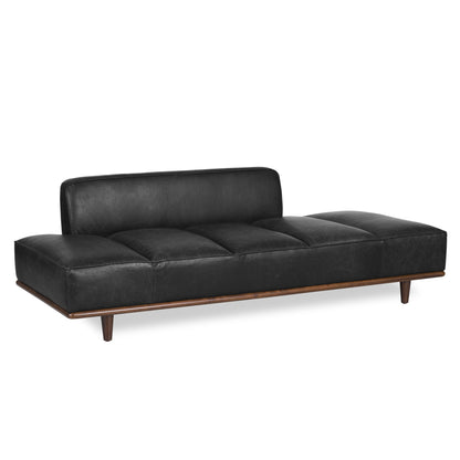Lit de repos Poly &amp; Bark Jasper - Cuir italien véritable pleine fleur