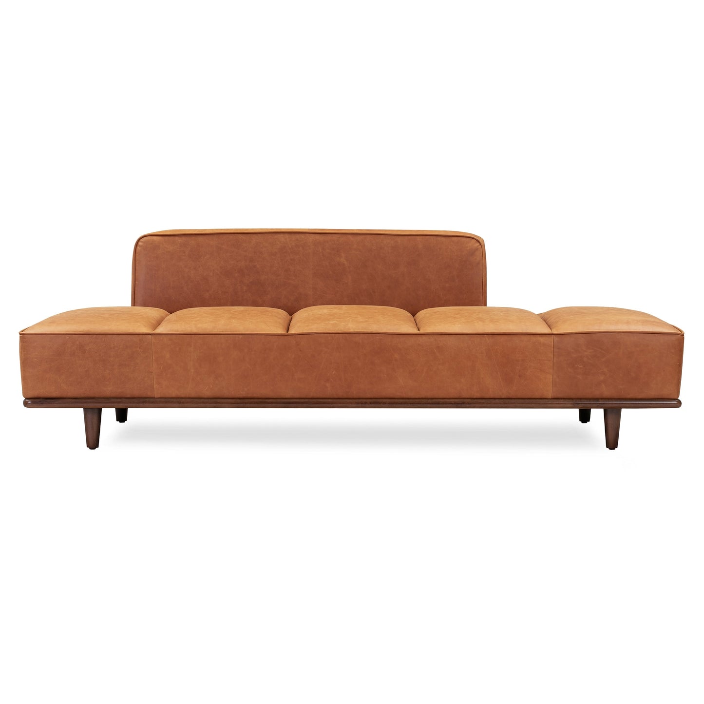 Lit de repos Poly &amp; Bark Jasper - Cuir italien véritable pleine fleur