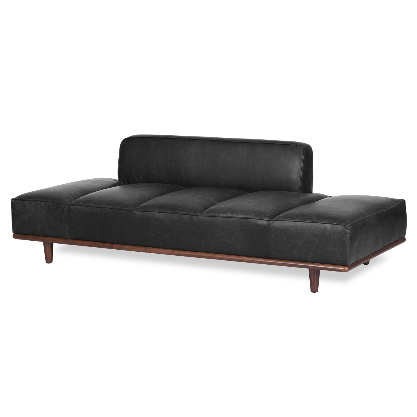 Lit de repos Poly &amp; Bark Jasper - Cuir italien véritable pleine fleur
