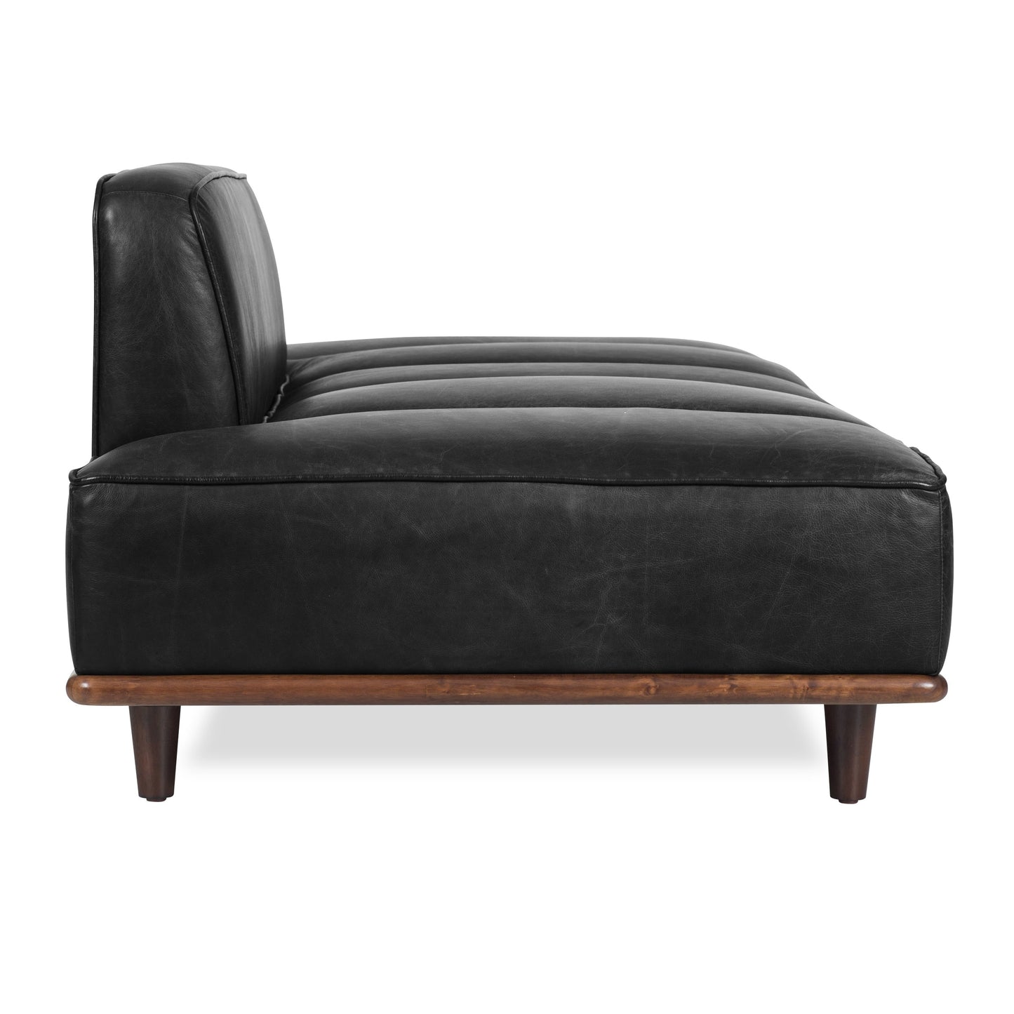 Lit de repos Poly &amp; Bark Jasper - Cuir italien véritable pleine fleur