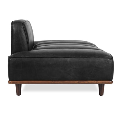Lit de repos Poly &amp; Bark Jasper - Cuir italien véritable pleine fleur