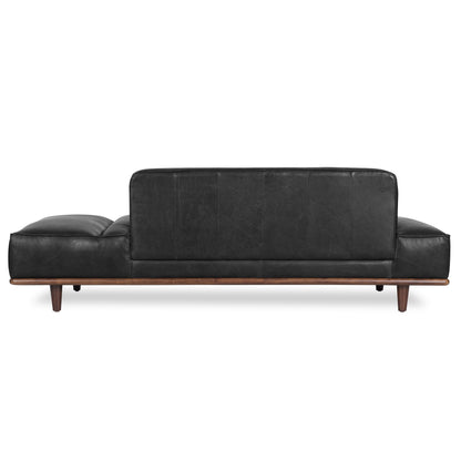 Lit de repos Poly &amp; Bark Jasper - Cuir italien véritable pleine fleur