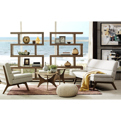 INK IVY Blaze Triangle Wood Coffee table