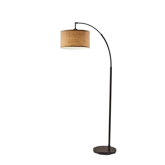 Carson Carrington Ylserod Antique Bronze Arc Floor Lamp