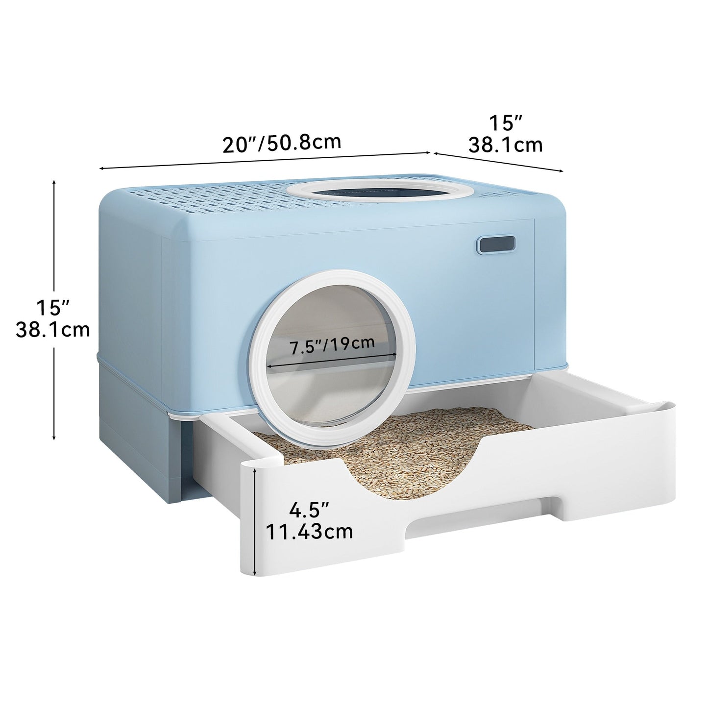 Cat Litter Box Enclosed Cat Toilet