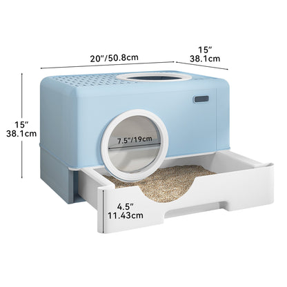 Cat Litter Box Enclosed Cat Toilet