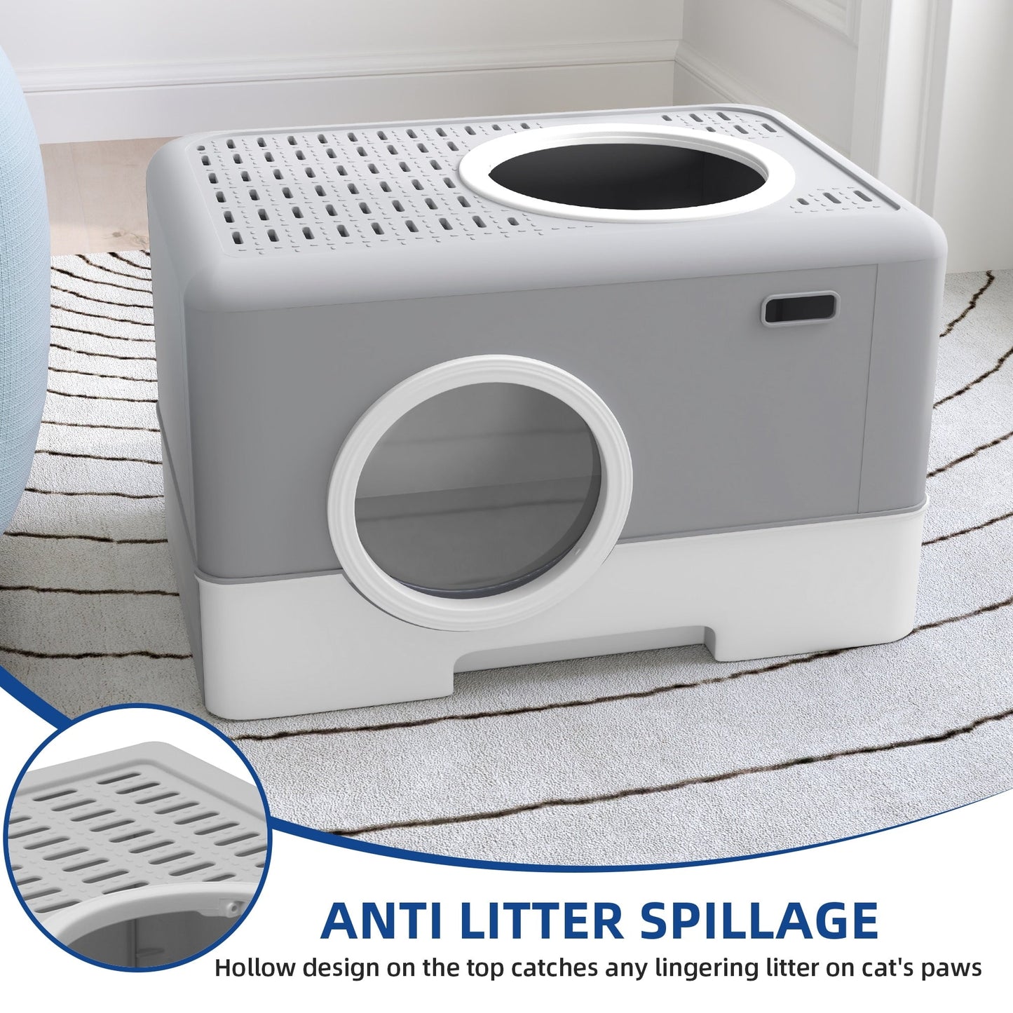 Cat Litter Box Enclosed Cat Toilet