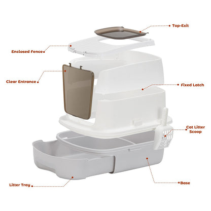 Cat Litter Box with Scoop