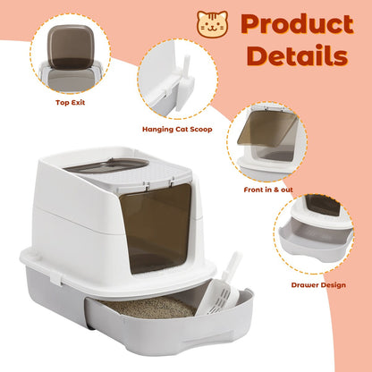 Cat Litter Box with Scoop
