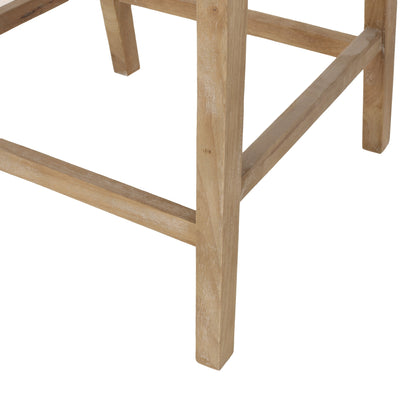 Christopher Knight Home Cataldo Fabric Upholstered Wood and Cane 25.5-Inch Counter Stools (Set of 2)