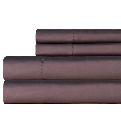 Celeste Home 610TC Pima Cotton Sateen Deep Pocket Sateen Bed Sheet Set