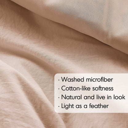 Chelsea Square Evans Pinch Pleated Soft Washed Boho Comforter Set