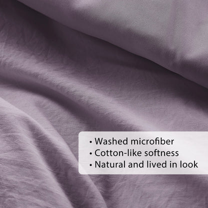 Chelsea Square Evans Pinch Pleated Soft Washed Boho Comforter Set