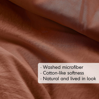 Chelsea Square Evans Pinch Pleated Soft Washed Boho Comforter Set